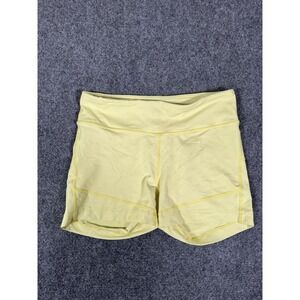Outdoor Voices Shorts Womens Medium Yellow‎ Warm Up Yoga Gym Training Running 3"